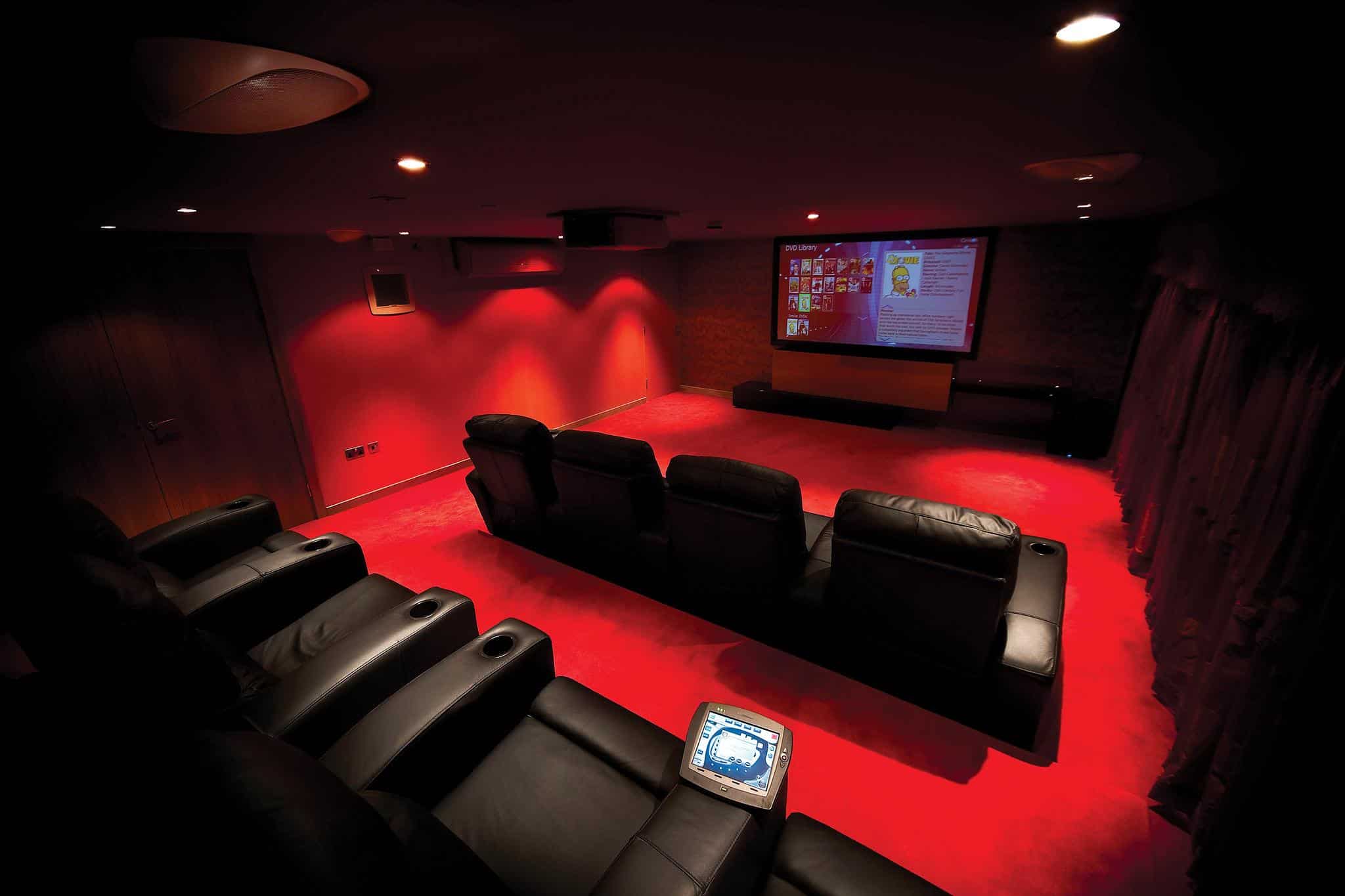 Home cinema room design Cheshire