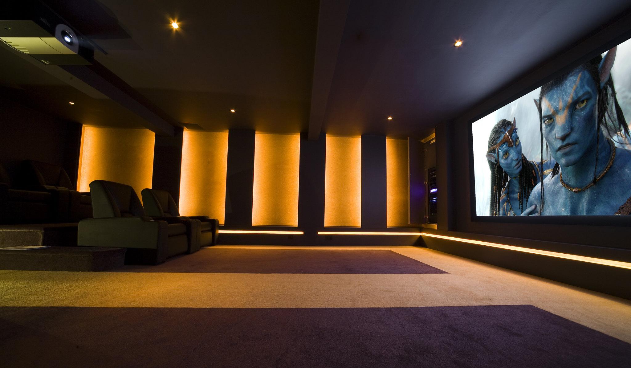 Home cinema room interior design in Cheshire and liverpool